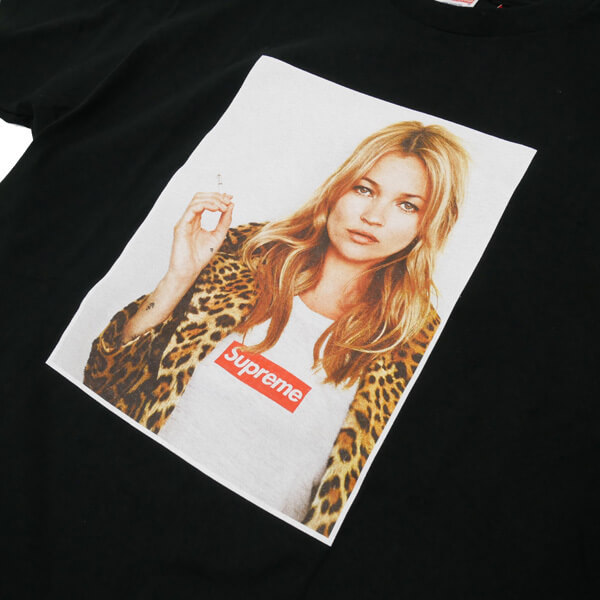 シュプリーム tシャツ コピー SUPREME SS12 KATE MOSS TEE 黒 