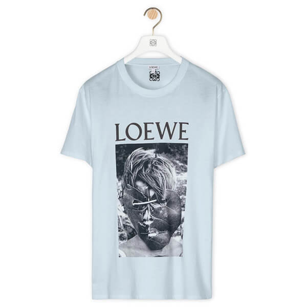 ロエベ tシャツ 偽物 LOEWEプリント入りクルーネック半袖TシャツLOEWE SS 2020