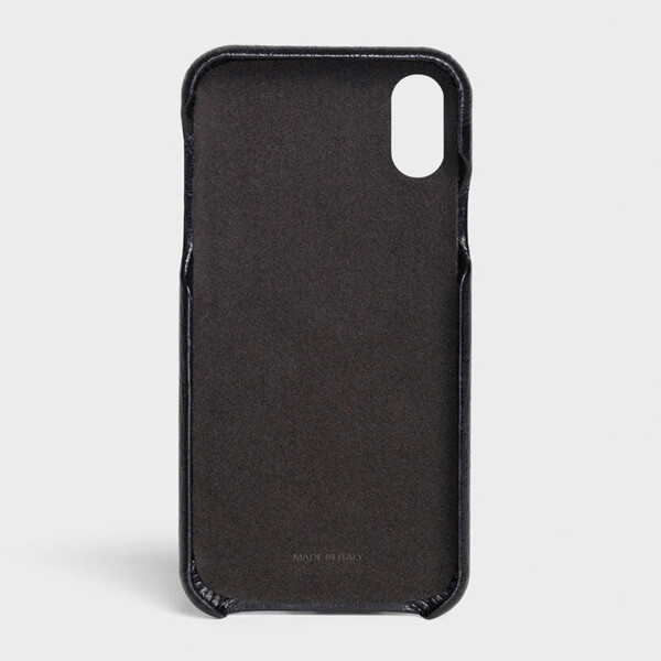 セリーヌ アイフォン ケース 偽物 THE CASE FACTORY ブラック iPhone 11 Proケース グレインドラムスキン