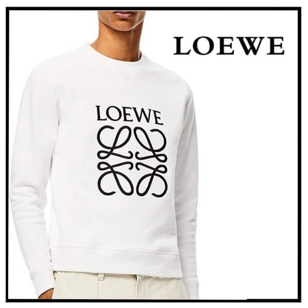 ロエベ tシャツ パロディ LOEWE アナグラム 刺繍H6109900CR2100