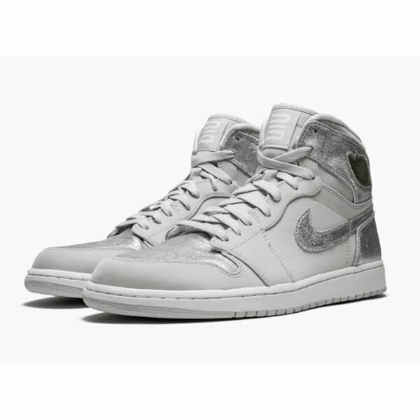 ナイキ エアージョーダン スニーカー コピー NIKE Air Jordan 1 Retro Hi Silver '25th Anniversary' 2010