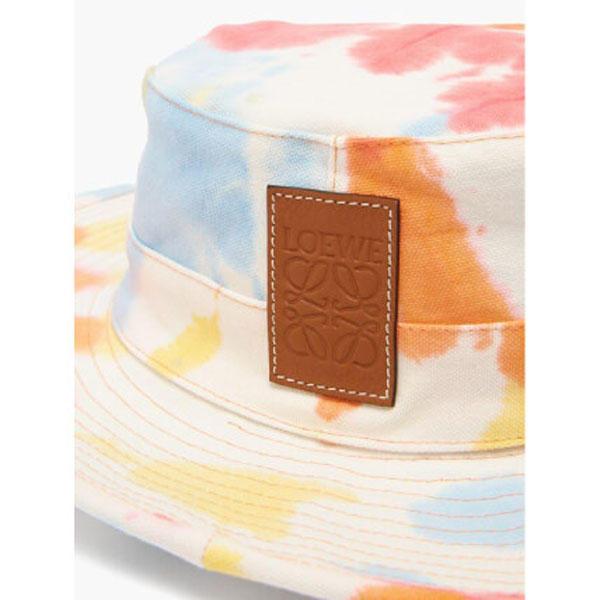 ★LOEWE ロエベ キャップ コピー Tie-dye canvas explorerハット