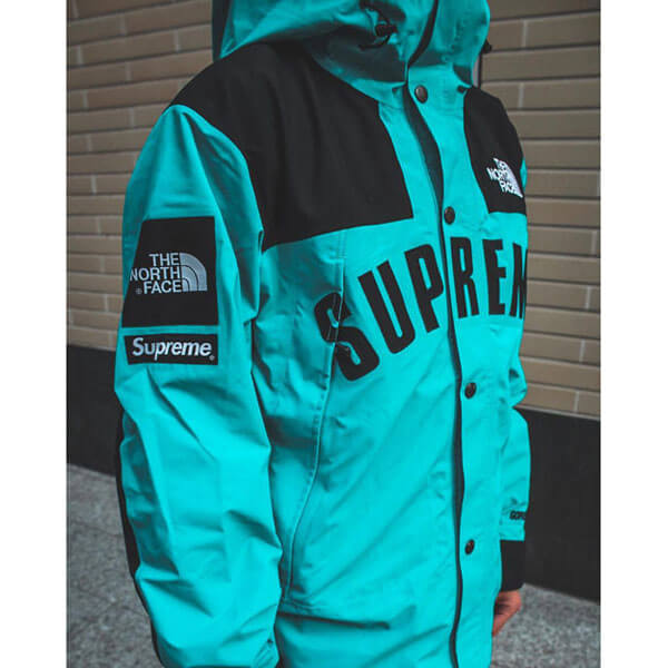 supreme north face 偽物 マウンテンライト ティファニーカラー