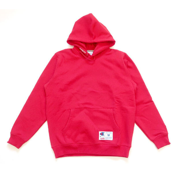 supreme champion 偽物 シュプリーム ボックス ロゴ パーカー Hooded Sweatshirtチャンピオン赤