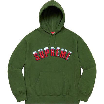 supreme ボックス ロゴ パーカー 偽物 送料無料 シュプリーム Icy Arc Hooded Sweatshirt AW21