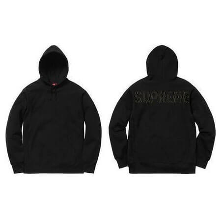 supremeパーカー偽物 コムデギャルソン パーカー Studded Hooded Sweatshirt 